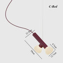 Axyaa Nordic Chandelier LED Hanging Lamp for Home Décor & Lighting
