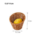 Axyaa Rattan Wicker Serving Baskets Set | 10 Styles for Restaurant Use