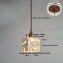 Axyaa Terrazzo LED Pendant Lights: Japanese Style for Corridor Bedroom Living Room