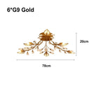Axyaa Crystal Ceiling Light Tree Branch Modern Minimalist American Style