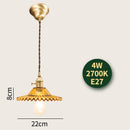 Axyaa Diamond Glass LED Pendant Lamp - Modern Nordic Hanging Lights