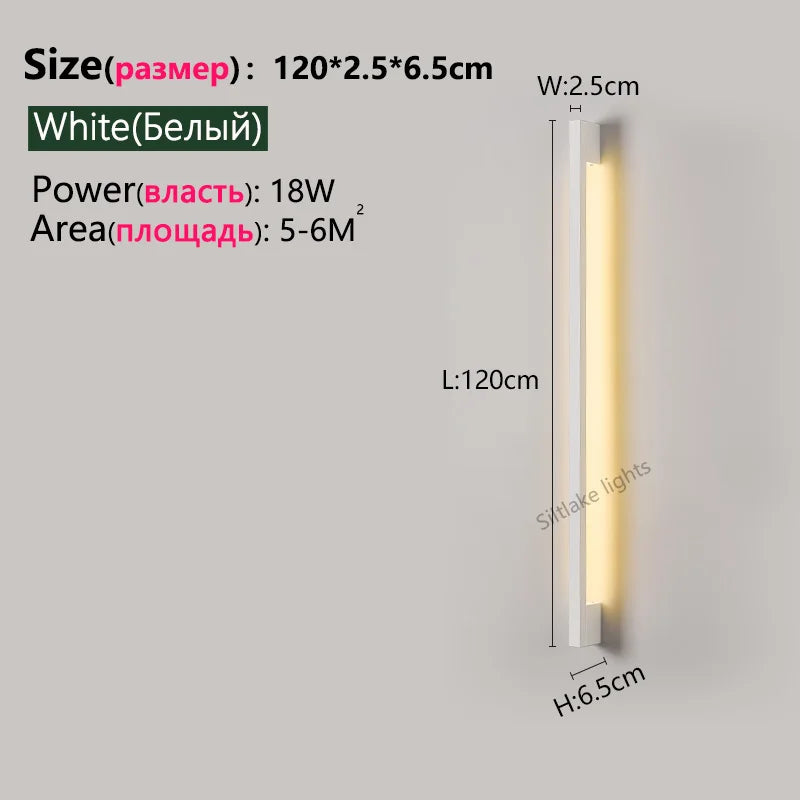 Axyaa Nordic Modern LED Wall Lamp for Indoor Living Room and Bedroom