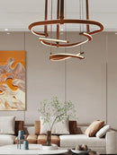 Axyaa Modern Leather LED Chandelier for Home Decoration