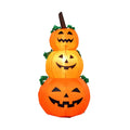 Axyaa Glowing Pumpkin Inflatable Set for Halloween Home Outdoor Decor