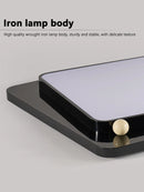Axyaa Modern LED Ceiling Light, Minimalist Design, Black and White House Lighting