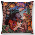 Axyaa Three Eyes Raven Steampunk Hummingbird Sofa Pillow Case Owl Cushion Cover