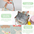 Axyaa Multicolor Waterproof Hand Pack Thermal Lunch Bag for Women