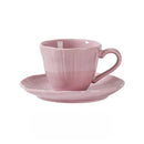 Axyaa Petal Shape Ceramic Coffee Mug Set, 230ml