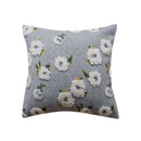 Axyaa Floral Soft Black Grey Beige Pillow Cover 45x45cm for Home Decoration
