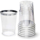 Axyaa Vintage Wedding Party Plastic Plates & Cutlery Set - 80 Guests