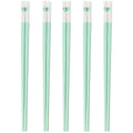 Axyaa Love Alloy Chopsticks Set - Non-Slip, Healthy, Korean Style, 5 Pairs