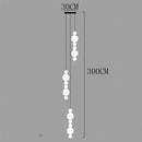 Axyaa Nordic Stair Chandelier Living Room Dining Pendant Ceiling Light Indoor Lighting