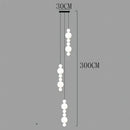 Axyaa Nordic Stair Chandelier Living Room Dining Pendant Ceiling Light