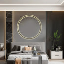 Axyaa Nordic Round Ring LED Wall Lamp - Dual-Mount Sconce