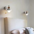 Axyaa Wood Sconce LED Wall Lamp with Pull Chain Switch