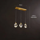 Axyaa Crystal Pendant Chandelier: Luxury Diamond LED Art Lighting for Home Decor & Restaurants