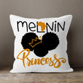 Axyaa Cartoon Girl Pillow Case: Soft Short Plush Cushion Cover for Sofa & Home Decor