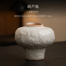 Wood-Fired Porcelain Vase by Axyaa - Boutique Room Decor Flower Pot & Tea Accessory