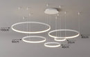 Axyaa LED Ring Chandelier for Dining and Living Room Lighting