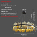 Axyaa Modern Circular Pendant Light for Stylish Living Room and Dining Room