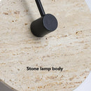 Axyaa Natural Stone Round Art Wall Lamp for Bedroom Decor