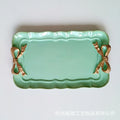 Axyaa Bow Tie Tray Resin Dessert Plate Home Decor Fruit Plate Jewelry Tray