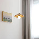 Axyaa Modern Wood LED Pendant Lampshade for Home Decor