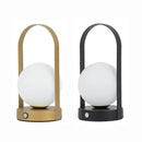 Axyaa Compact LED Bedside Lamp with Adjustable Brightness and USB - Eye-Friendly Table Decor