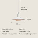 Axyaa Nordic Saucer LED Pendant Chandelier for Dining Room, Bar, Kitchen - Creative Home Lighting