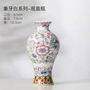 Axyaa Chinese Style Enamel Ceramic Vases Creative Home Office Decor