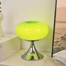Axyaa Green Apple Glass Table Lamp LED Light for Home Decor & Study
