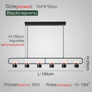 Axyaa Modern Nordic Strip Chandelier for Dining Room, Restaurant, Bar - Minimalist Style