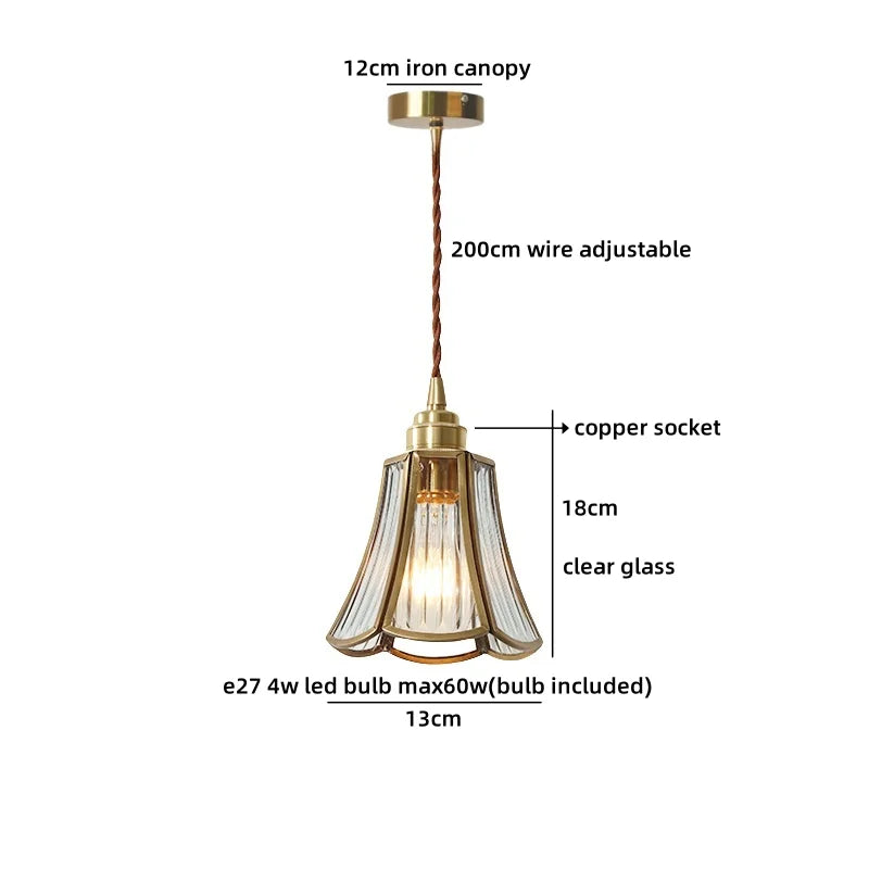 Axyaa White Ceramic Copper LED Pendant Lamp for Bedroom and Dining Table