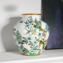Axyaa Blue & White Porcelain Vases: Elegant Ceramic Ornaments for Living Room Hall