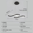 Axyaa Modern LED Pendant Lights for Kitchen Island & Dining Room