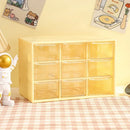 Axyaa 9-Grid Transparent Organizer Box for Student Desks & Walls