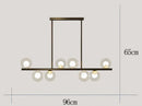 Axyaa Modern Pendant Chandeliers LED Ceiling Lamp for Indoor Dining Room Lighting