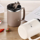 Axyaa Double Wall Stainless Steel Coffee Mug with Handle - Leak-proof Insulated Cup
