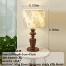 Axyaa Contemporary Retro LED Table Lamp for Living Room Study Bedroom