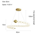 Axyaa Nordic Chandelier for Living Room Bedroom Dining Kitchen Ceiling Lighting