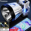 Axya High Power LED Headlamp with Rechargeable Battery
