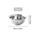 Axyaa Stainless Steel Mixing Bowl Set - Food Safe Salad, Baking, and Serving Bowls
