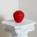 Axyaa Ceramic Strawberry Vase, Home and Living Room Decor Craft
