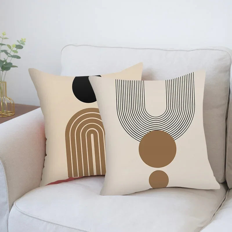 Axyaa Bird Pattern Cushion Cover - Home Decor Pillowcase for Sofa