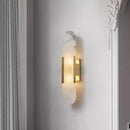 Axyaa Marble Wall Lamp: Postmodern Living Room TV Background Creative Art Light Luxury