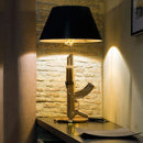 Axyaa Postmodern AK47 Gold Floor Lamp LED Corner Light for Living Room Bedroom