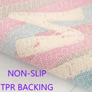 Axyaa Rainbow Get Naked Bathroom Rug Set