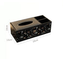 Axyaa Coffee Table Remote Control Storage Box Bedside Drawer Napkin Holder