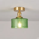 Axyaa Glass Pendant Ceiling Lamp for Home Decor Lighting