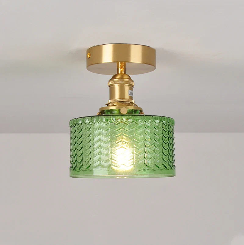 Axyaa Glass Pendant Ceiling Lamp for Home Decor Lighting